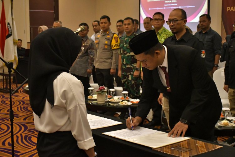 PJ Walikota Sukabumi, Hadiri Pelantikan Panitia Pemungutan Suara Pilkada