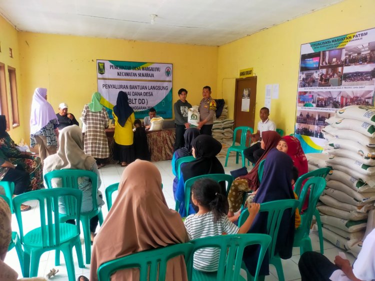 Bhabinkamtibmas Polsek Sukaraja Laksanakan Monitoring Penyaluran CPP