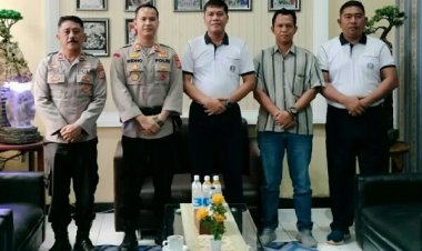 Kapolsek Maesa Lakukan Kunjungan Silaturahmi ke Mako Yonmarhanlan VIII Bitung