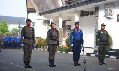 Pemkot Sukabumi Gelar Upacara Dalam Rangka HUT Satpol PP, HUT Linmas dan HUT Damkar