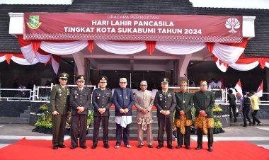 Pemerintah Kota Sukabumi Gelar Upacara dan Peringatan Hari Lahir Pancasila 2024
