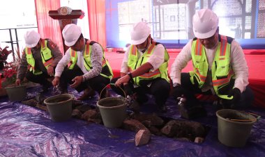 Sespim Lemdiklat Polri Letakan Batu Pertama Bangun Masjid