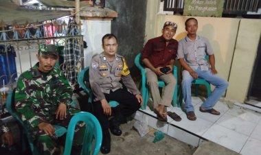 Sinergitas TNI -Polri, Bhabinkamtibmas Bersama Babinsa Laksanakan Pengamanan Mapak Sri