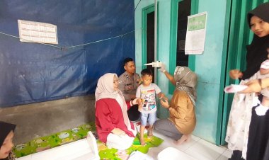 Cegah Stunting Kepala Desa Semplak Lakukan Monitoring Pelayanan Posyandu