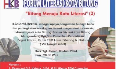 Disupport Pemerintah dan GPMB, Bitung Menuju Kota Literasi