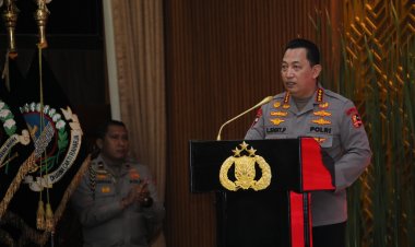 Buka Kegiatan Rakernis, Kapolri Apresiasi Kinerja Gabungan 4 Satker Polri