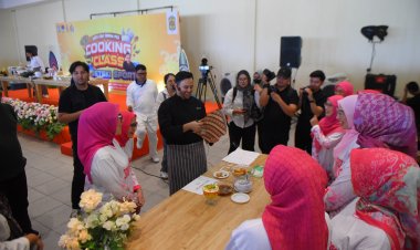Para Istri Wali Kota Ikuti Cooking Class dan Desti Sport di Rakernas Apeksi XVII Balikpapan
