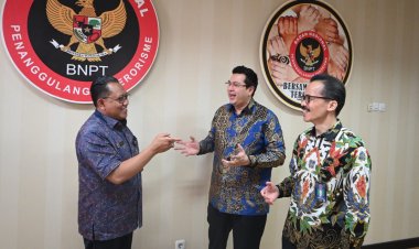 Deputi I BNPT RI Finalisasi Susunan SK Tim Pelaksana Kompetisi Jurnalis Kebangsaan Mahasiswa di Era Society 5.0