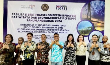 LSP Parnasa Pariwisata Flores Laksanakan Sertifikasi Kompetesi Profesi Pariwisata
