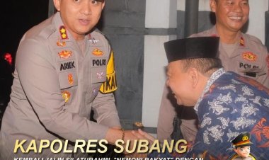 Kapolres Subang Jalin Silaturahmi 'Nemoni Rakyat ' Dengan Toga,Tokmas dan Toda