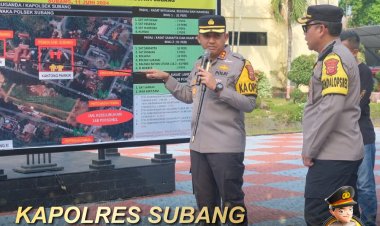 Buruh di Subang Turun ke Jalan Tolak Tapera, Kapolres Terjun Lakukan Pengamanan