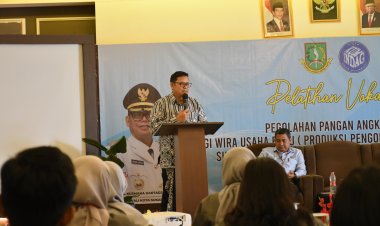 PJ Wali Kota Sukabumi Buka Pelatihan Vokasi Bidang Pengolahan Pangan bagi Wirausaha Baru