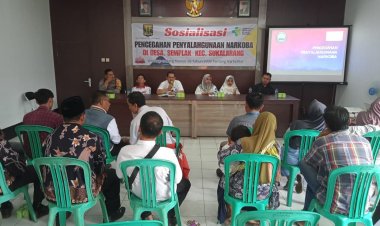 Kegiatan sosialisasi Penyalahgunaan Narkoba Di Desa Semplak Kecamatan Sukalarang