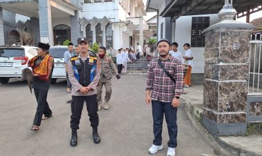 Pastikan Wilayah Kondusif, Polsek Sukaraja Gelar Pengamanan Sholat ldul Adha