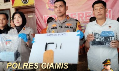 Polres Ciamis Ringkus Pelaku Curanmor, 10 Unit Motor di Amankan