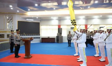 Polda Sulut Gelar Pencucian Pataka Maesa'an Waya, ini Maknanya