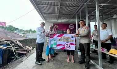 Sambut Hari Bhayangkara ke-78, Kapolda Sulut Tinjau Progres Bedah Rumah Warga di Wanea