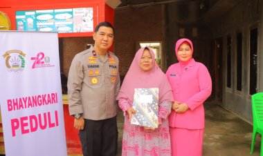 Hari Bhayangkara ke-78, Wakapolda Lampung Anjangsana ke Sejumlah Purnawirawan Polri