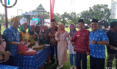 Kolaborasi Media Bersama Kadis Kominfo, Damkar, Kelautan dan Perikanan,di Momen Festival Gurita Kaur 2024