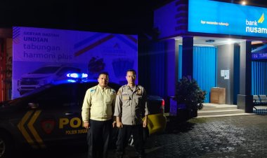 Berikan Rasa Nyaman Kepada Warga, Polsek Sukaraja Gencar Laksanakan Patroli Malam
