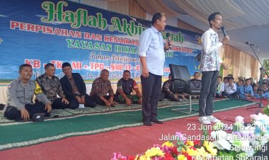 Ciptakan Kenyamanan, Bhabinkamtibmas dan Babinsa Kompak Hadiri Pelepasan Siswa