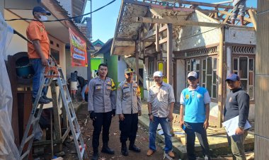 Polri Peduli Jelang HUT Bhayangkara ke 78, Perbaiki Rumah Warga Melalui Progam Rutilahu