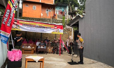 Bakti Religi, Kapolres Sukabumi Kota Resmikan Bantuan Penyediaan Air Bersih Sumur Bor Untuk Pondok Pesantren