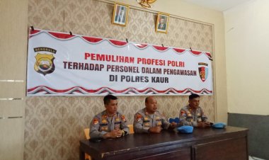 Bid Propam Polda Bengkulu Laksanakan Supervisi ke Polres Kaur