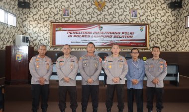 Polres Lampung Selatan Evaluasi Penggunaan Fixed Phone dilingkungan Polri