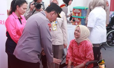 Bakti Kesehatan HUT Bhayangkara ke-78,Kapolri Gelar Pelayanan Kesehatan  di Karawang