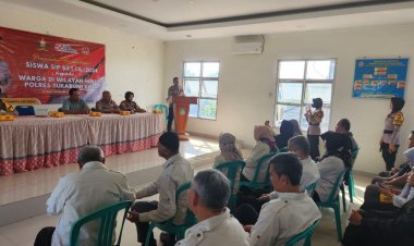 Bhabinkamtibmas Polsek Cikole Dampingi Siswa SlP -53 Dalam Rangka Penyuluhan Harkamtibmas