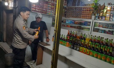 Tingkatkan Harkamtibmas,Polsek Warudoyong Gencar Laksanakan Razia Miras