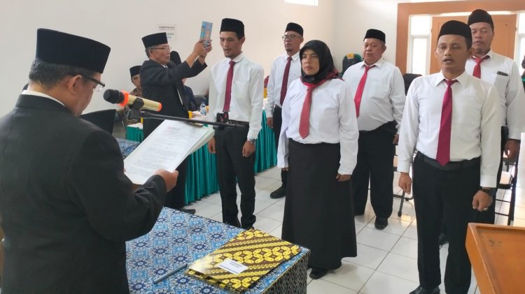 Kapolsek Sukabumi Hadiri Pelantikan PKD tingkat Kecamatan Sukabumi