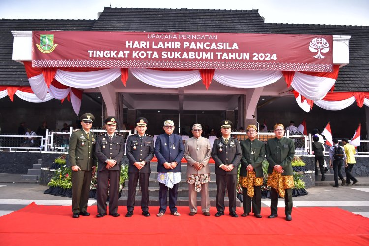 Pemerintah Kota Sukabumi Gelar Upacara dan Peringatan Hari Lahir Pancasila 2024