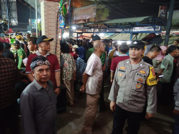 Sinergitas TNI -Polri, Bhabinkamtibmas Bersama Babinsa Laksanakan Pengamanan Mapak Sri