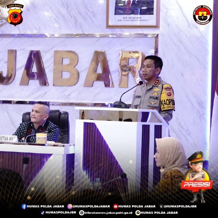 Kapolda Jabar Terima Kunjungan Ketua Mahkamah Kehormatan  Dewan DPR RI