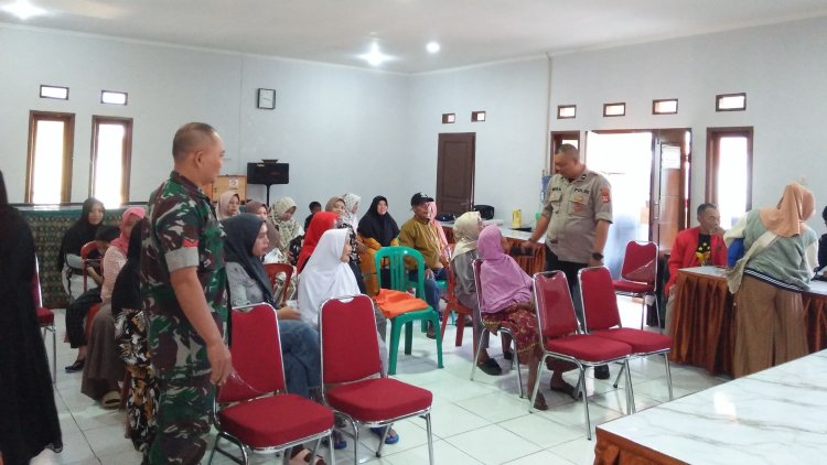 Sinergitas TNI-Polri Monitoring Penyaluran BLT DD