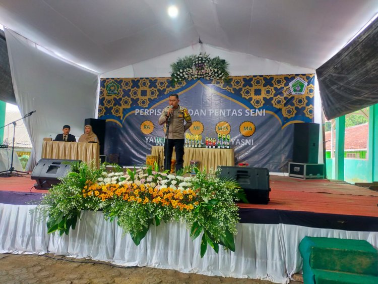 Sinergitas TNI -Polri, Bhabinkamtibmas Bersama Babinsa Hadiri Pelepasan Siswa Yayasan Nurul Islam