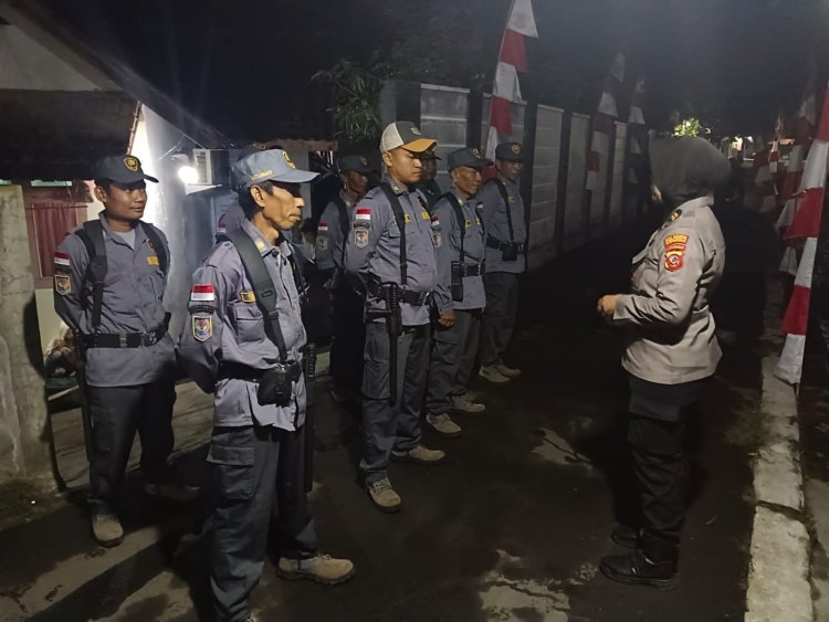 HUT Bhayangkara ke 78, Polsek Sedong Ikuti Lomba Pos Kamling Tingkat Polresta Cirebon