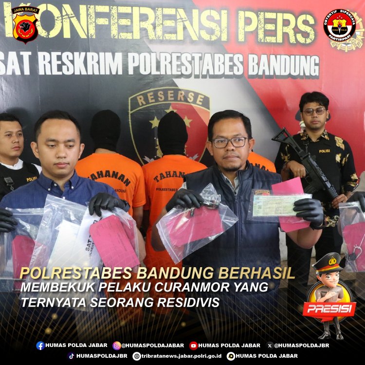 Satreskrim Polrestabes Bandung, Tangkap Residivis Spesialis Curanmor