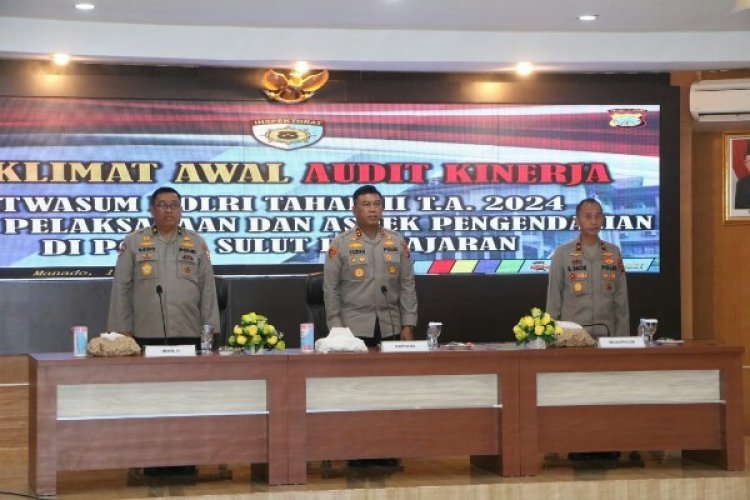 Itwasum Polri Gelar Audit Kinerja di Polda Sulut dan Jajaran