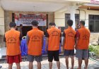 Polsek Tanjung Bintang Ringkus 5 Pelaku Pembobol Warung di Kertosari