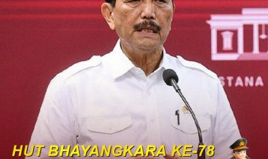 HUT Bhayangkara ke-78, Luhut: Polri Presisi Pilar Penting Menuju Indonesia Emas