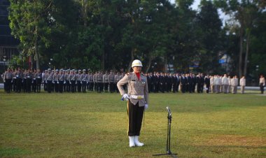 Polres Sukabumi Kota Rayakan Hari Bhayangkara ke-78 dengan Upacara Bendera, Atraksi, dan Syukuran