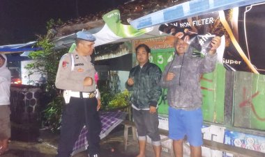 Polsek Kebonpedes Tingkatkan Patroli Dialogis , di Tempat Rawan Gangguan Kamtibmas