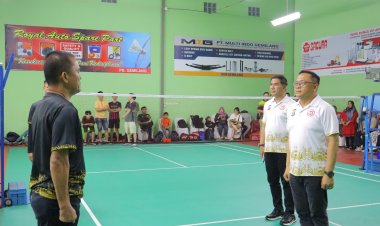 Resmi Digelar, Kapolda Cup Badminton Presisi Polda Lampung 2024 Pererat Emosional dan Komunikasi