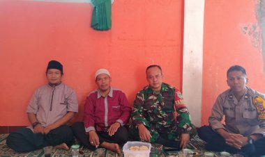 Aktif Jalin Silaturahmi, Bhabinkamtibmas Polsek Sukaraja Sambangi Warga Binaanya