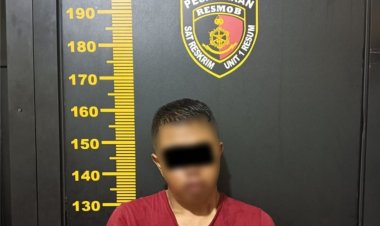 Satreskrim Polres Pesawaran Ringkus Pelaku Penipuan Sepeda Motor di Desa Bagelen