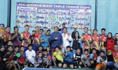 PJ Walikota Gelar Turnamen Tenis Meja Walikota Cup di GOR Rengganis Kota Sukabumi