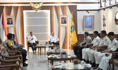 Purna Paskibraka Indonesia Kota Sukabumi Audiensi dengan Penjabat Wali Kota